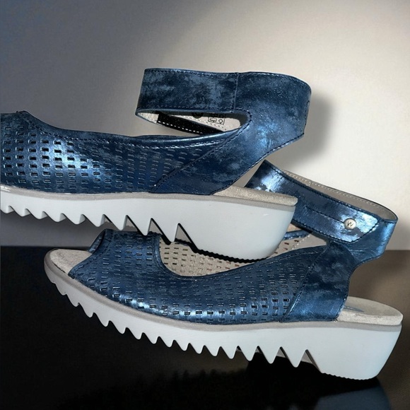 Wolky SZ 11 Frosty Womens Mary Jane Light Blue Amalia Nubuck Leather Size EU 42 - Picture 3 of 8